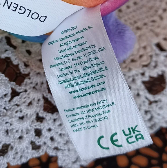 2017 OAA, INC. CABBAGE PATCH KID (CPK) RAINBOW GARDEN PARTY BAILEY BEAR 9" DOLL - Picture 8 of 12